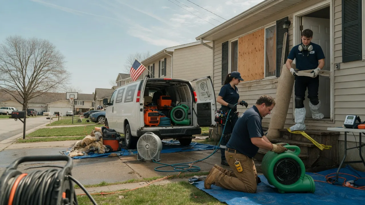 Water Damage Restoration in Dallas City, IL near me
